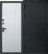 Дверь металлическая LUXOR 2МДФ Вертикаль 960мм левая - фото 132465