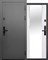Дверь металлическая Е-Тайга 10см 2МДФ Зеркало (960R) с электронным замком - фото 132518