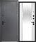 Дверь металлическая Тайга 10см 2МДФ Зеркало (960R) - фото 132541