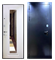 Дверь металлическая Глазго с зеркалом 86 левая - фото 132735