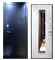 Дверь металлическая Глазго с зеркалом 86 правая - фото 132736