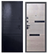 Дверь металлическая РОДИНА 960*2050 левая Черный лофт/Вязь каньон вековой айс - фото 132851