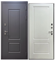 Дверь металлическая ТЕРМО Ш-2 муар серый/белый винорит 970 правая - фото 132861