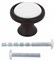 Ручка мебельная PALLADIUM Stampa Knob GF 115583 - фото 135939