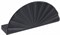 Ручка мебельная PALLADIUM Fan 32 мм Matte Black 115399 - фото 136082