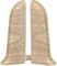 Торцевая для плинтуса М85 Идеал Элит-Макси 262/клен вермонт - фото 13957