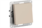 Выключатель ATLASDESIGN 1-клав, 10АХ, сх.1, песочный ATN001211 (механизм) - фото 143709