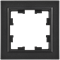 Рамка BRITE 1-ая черная РУ-1-БрЧ - фото 145040