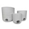 Кашпо с водянным индекатором Greenship белый камень 3шт DIYHY-M-21G15+21G20+21G25 25,5*26см - фото 145202