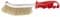 Щетка ЭКСПЕРТ проволочная латунная с пластмассовой ручкой 1616-01 - фото 19152
