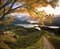 Обои PHOTO DECOR Картина на холсте Осенний Пейзаж 843 60*60м - фото 20076
