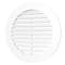 Решетка ЭРА вентиляционная круглая с пластиковой сеткой D150 вытяжная АБС с фланцем D125 12РКС - фото 25402
