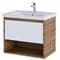 Шкаф для ванной комнаты EDDA 60 Sevilya White Mat консольный с умывальником Frame 031000-u 60 - фото 26470