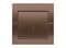 Выключатель DERIY проходной светло коричневый перламутор со встав. 702-3131-105 - фото 34051