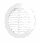 Решетка ЭРА вентиляционная круглая D150 вытяжная АБС с фланцем D125 ЭРА 12РК - фото 35468
