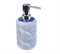Дозатор АКВАЛИНИЯ для жидкого мыла Виток синий керамика CE1535/CE1535B-LD - фото 37157