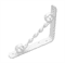 Кронштейн фигурный ДОМАРТ мод.10 (150*125) белый (10) - фото 38042