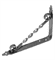Кронштейн фигурный ДОМАРТ мод.2 (200*150) черный (10) - фото 38043