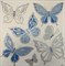 Элемент декоративный ROOM DECOR Бабочки-стразы синие с серебром RKA 6604 - фото 39125