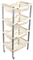 Этажерка универсальная Джета 4 корзины на колесах С736ОРЖ/С736САЛ/С736СЛК - фото 39294
