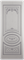 Полотно ЛЕСКОМ дверное Экшпон Новелла ясень серый/серебро глухое 60 - фото 42964