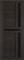 Полотно ЛЕСКОМ дверное Экшпон Техно-9 орех темный стекло черное 60 - фото 42970