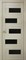 Полотно ОМИС дверное Домино черное стекло (пленка ПВХ) 700*2000*34 дуб беленый - фото 43007