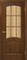 Полотно ОМИС дверное Капри (кора бронза) ПОС 700*2000*40 дуб тонированный под орех - фото 43008