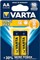 Батарейка VARTA Longlife Extra Mignon 1.5V-LR06/AA (2шт) арт.0001-4106-101-412 - фото 45020