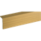 Уголок GRACE ПВХ арочный RICO moulding 10*20*2700 №123 (Дуб золотистый) - фото 46432