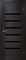 Полотно ОМИС дверное Лагуна черное стекло (пленка ПВХ) 800*2000*34 венге - фото 50224