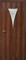 Полотно дверное Рюмка 600 мм цвет орех - фото 51016