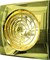 Вентилятор ЭРА осевой вытяжной с обратным клапаном D 100, декоративный AURA 4C Gold - фото 52243