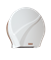 Диспенсер FLOSOFT для туалет.бум. бело-коричн. ABS 26х26х13см (D рулона до 225мм, h до 95мм) D-SD54 - фото 52379