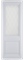 Полотно ЛЕСКОМ дверное Экшпон Венеция ясень белый витражное стекло 60 - фото 53362