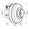 Вентилятор ЭРА центробежный канальный пластиковый D125 CYCLONE - фото 54844