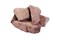 Камень БАННЫЕ ШТУЧКИ Кварцит малиновый, обвалованный, қорапта по 20 кг 33091 - фото 55729