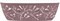 Горшок LUCKY FRIDAY для цветов Boho/BUTTERFLIES 7,3л 470*150мм овальн, розовый LF1016ПР-5/101610054 - фото 60620