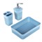 Набор PLAST TEAM OSLO Mini для ванной комнаты 3 предмета, туманно-голубой PT1338ТГ-9 - фото 60633