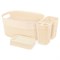 Набор PLAST TEAM OSLO Optima для ванной комнаты 4 предмета, молочный PT1337МЛ-10 - фото 60635