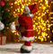 Дед Мороз в красной шубке с брёвнышком 29см 3555414 - фото 61305