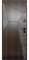Дверь металлическая ДИПЛОМАТ 100-2050/880/R Кедр венге/арктик - фото 62996