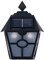 Фонарь садовый на солнечной батарее Настенный 14*19*6см, 1 led, пластик, черный 4590938 - фото 66478