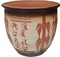 Горшок керамический 7л Бамбук, ангоб арт.6021 - фото 66617