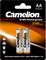 Батарейки CAMELION AA-2700mAh Ni-Mh (NH-AA2700BP2, аккумулятор,1,2В) BL-2шт (блистер) 7371 - фото 74338