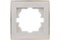 Рамка LEZARD RAIN 1-ая горизонтальная белая с бок. вст. золото 703-0226-146 - фото 80708