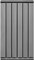 Радиатор отопительный алюминиевый TIPIDO 800/10 (серый антрацит) - фото 81502