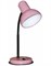 Светильник ЛАЗУРИТ настольный на подставке 60Вт Е27 220W нежно-розовый НТ 2077А - фото 82524