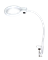Светильник ТРАНСВИТ настольный светодиодный Леда С-20 АРТ на гибк. стойке,8Вт,750Лм,на струбцине,бел - фото 82565
