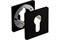 Накладка НОРА-М под ключ Slim НК-К черный - фото 82852